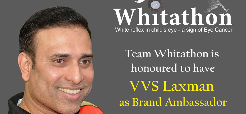 L V Prasad Eye Institutes Whitathon has VVS Laxman  as Brand Ambassador