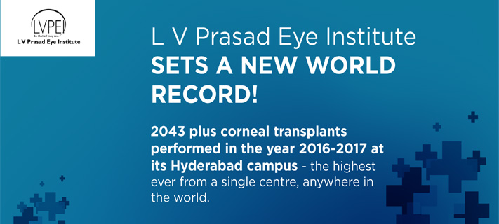 L V Prasad Eye Hospital Becomes A Record-Setter