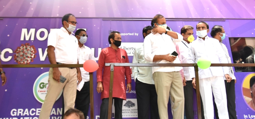Grace Cancer Foundation launches the first of its kind Mobile Covid ICU in India