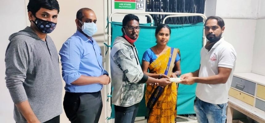 Blood Donor Life Saver Foundation donates to the treatment of infant A Foundation that collects donations in a single day