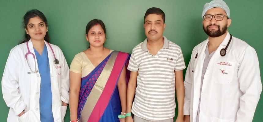 KIMS Doctors perform a rare kidney transplantation between different blood groups