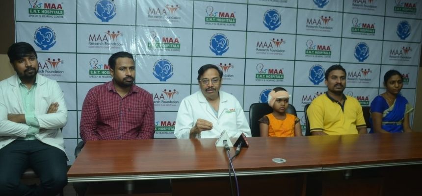 Labyrinthitis ossificans, Ossified Cochlea (New bone formation in the Cochlea Canal)