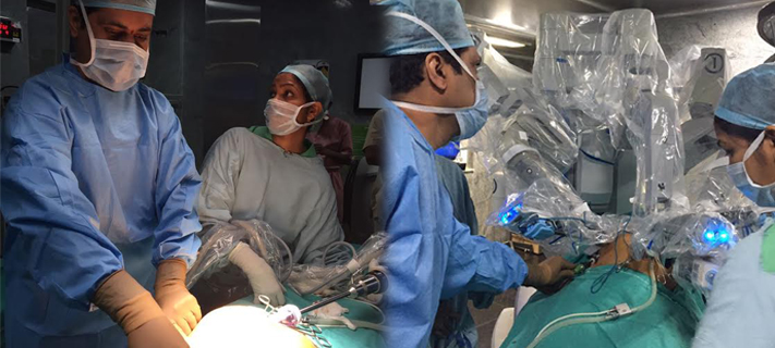 Robotic surgery of gall bladder at KIMS Kondapur 