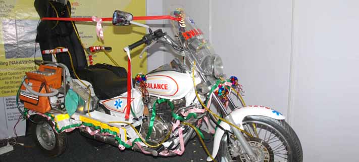 Bike Ambulances in expo