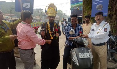 SRV Hospitals joins Kalyan Police in raising awareness on avoiding Road Accidents