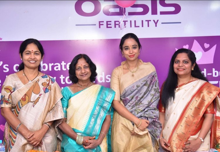 Oasis Fertility, Kurnool conducts Mass Baby Shower to felicitate couples who conceived through IVF!
