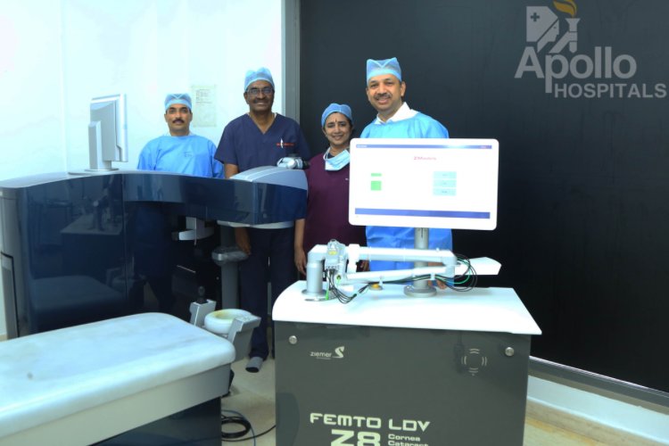 Apollo Hospitals launches the latest generation ophthalmology laser machine, FEMTO LDV Z8 from Ziemer!