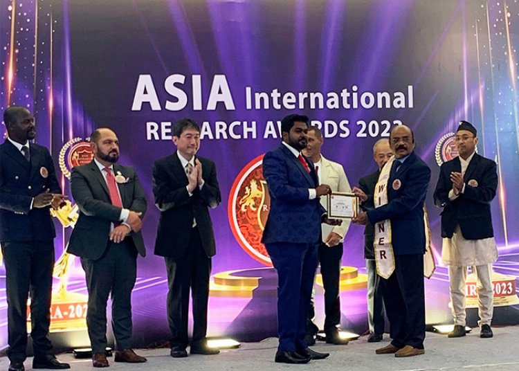 Dr. Lokeswara Rao Sajja, has been recognized with the prestigious Best Researcher Award in Cardiac Surgery