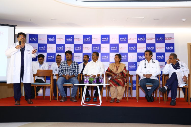 First Dual Lobe Liver Transplant in Telangana & Andhra Pradesh Performed at Star Hospitals, Financial District