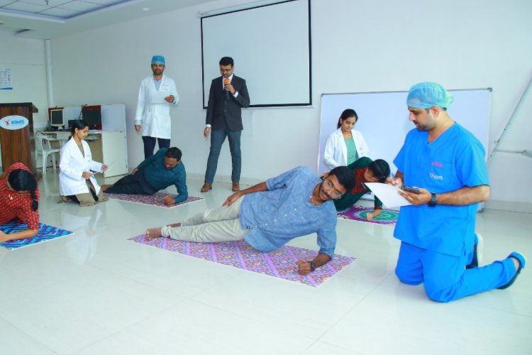 PRESS RELEASE Importance of Muscle Strength in Tackling Back Pain Early Doctors Raise Awareness at KIMS Hospital on World Physiotherapy Day