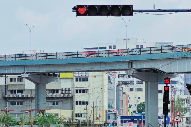 Do you know why there are heart-shaped red traffic lights?