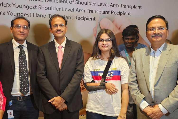 Anamta Ahmad, the World’s youngest recipient of a Shoulder-Level Arm Transplant Set to Return Home Happily, After A Month