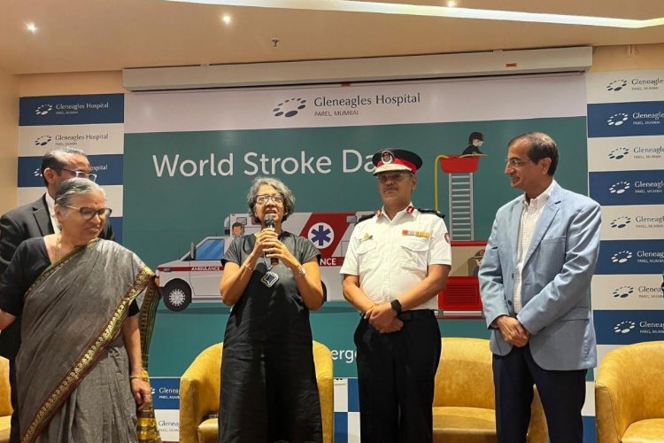Gleneagles Hospital Parel Has Collaborated With The City Fire Department By Launching “The Brain On Fire” Campaign,  Highlighting The Connection Between Stroke And Fire Emergencies which are both highly time-dependent.