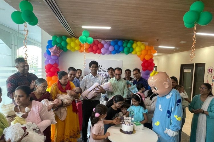 Around 13% of babies born in India are premature, defined as being born before 37 completed weeks says Dr at Prematurity Day Celebration at Motherhood Hospital