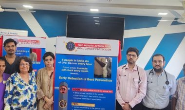 Two Minute Action for Oral Cancer Protection  65% of oral cancer cases are detected late due to a lack of awareness. A quick monthly two-minute self-check can lead to early detection of cancer