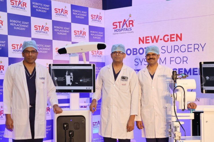 STAR Hospitals, Nanakramguda Launches New-Gen Robotic Surgery System for Joint Replacement Surgery