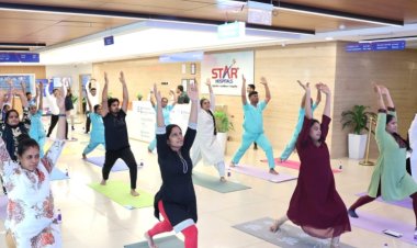 STAR Hospitals Celebrates International Yoga Day with Wellness Session for Staff