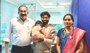 8-Month-Old Baby with Life-Threatening Tumor in Windpipe Saved by Little Stars & She Doctors in Hyderabad