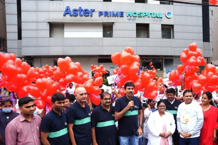 Aster Prime Hospital marks World Heart Day with Bikeathon