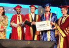 Dr. B.S.Murty, Director, IIT, Hyderabad & Dr. P V Nanda Kumar Reddy, VC, Kaloji Narayana Rao University of Health Sciences, Warangal; present Degree awards to UG and PG students of Apollo Medical College, Hyderabad!