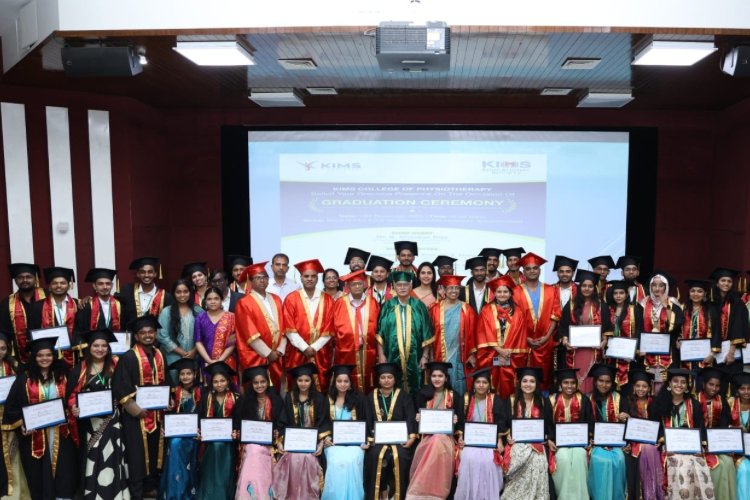 Physiotherapy Plays a Key Role in Patient Recovery: Dr. Bhaskar Rao  KIMS Physiotherapy Graduation Celebrated Grandly
