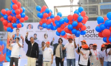 FootDoctor Hospital walkathon About Foot Care in Diabetes; Former Vice President Shri Venkaiah Naidu Chief Guest