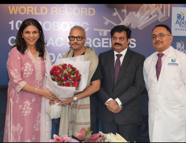 World Record in Cardiac Care: Apollo Hospitals Jubilee Hills Scripts Record with Fastest 100 Robotic Cardiac Surgeries in 155 Days