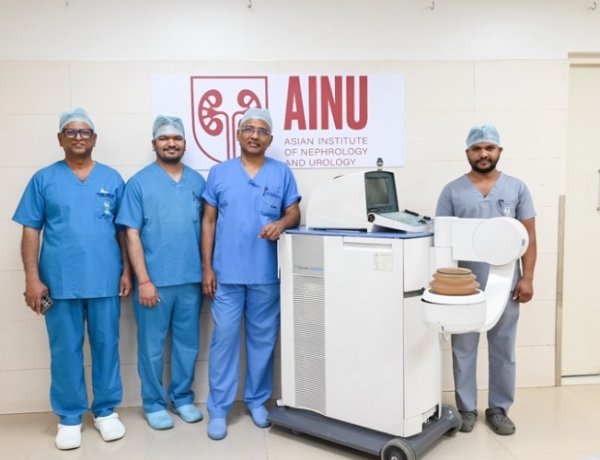 One-Year-Old Develops Large Kidney Stone; AINU Doctors Remove It Without Surgery