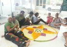 Patients from the continent of Africa Celebrate Onam with Traditional Pookalam at StemRx Hospital