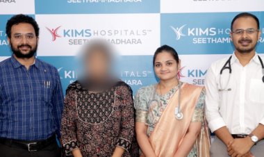 Nine-month pregnant woman suffers brain stroke, saved by KIMS doctors in Vizag