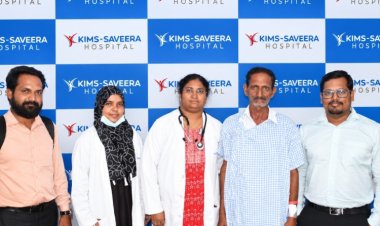 64-year-old liver cancer patient treated with advanced TACE  at KIMS Saveera