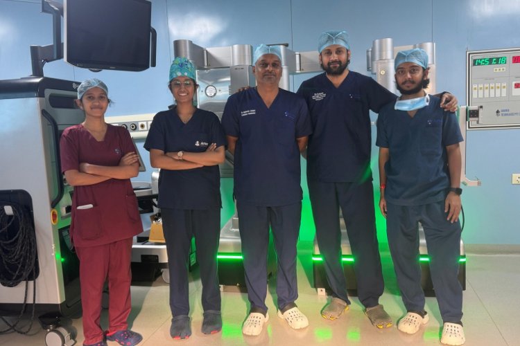 Kidney Tumour Surgery performed at Amor Hospitals using ‘Make in India’ SSI Mantra Robotic System
