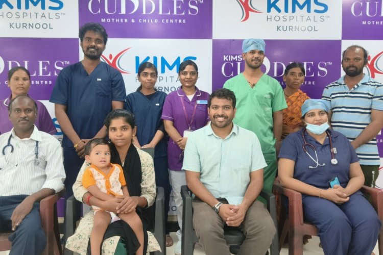 Rare gastric volvulus in 22-month-old boy treated successfully at KIMS Cuddles Kurnool