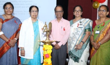 Awareness key to preventing HIV/AIDS, says TGSACS Project Director  KIMS College of Nursing organises Red Ribbon Club awareness programme for nursing students