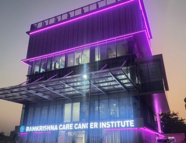 Ramkrishna CARE Cancer Institute Lights Up in Pink for Breast Cancer Awareness