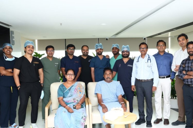 KIMS Kondapur Treats Complex Aortic Dissection Without Open-Chest Surgery  - Custom-modified stent graft preserves blood flow to left arm and brain; 61-year-old patient discharged two days after procedure