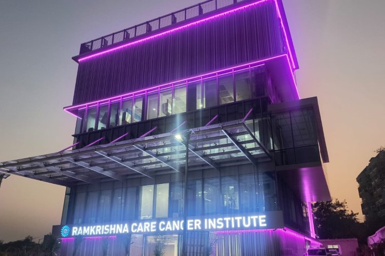 Ramkrishna CARE Cancer Institute Lights Up in Pink for Breast Cancer Awareness